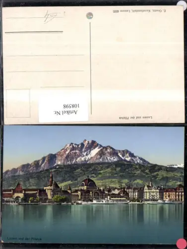 108598,Luzern u. Pilatus Kanton Luzern