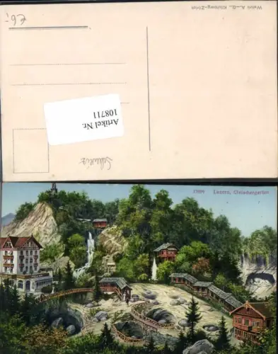 108711,Luzern Gletschergarten 1910