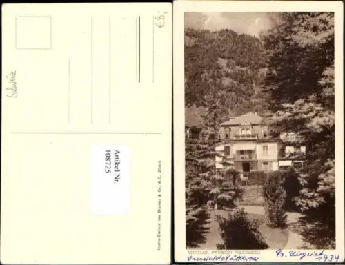 108725,Vitznau Pension Waldheim 1934 Kt. Luzern