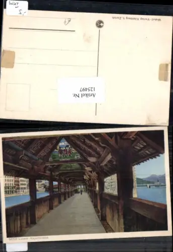 125497,Luzern m. Kapellbrücke