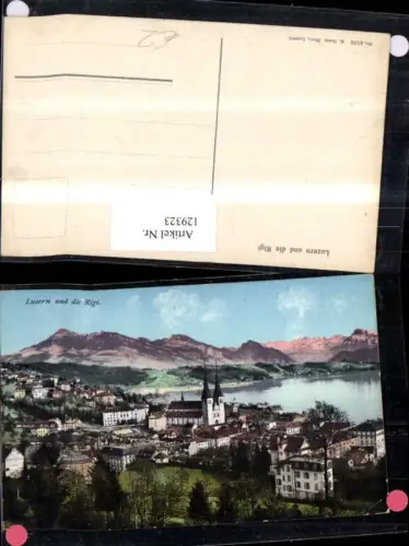 129323,Luzern u. d. Rigi Ansicht