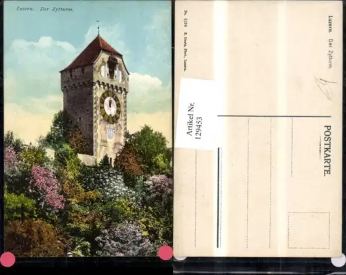 129453,Luzern Zytturm Ansicht