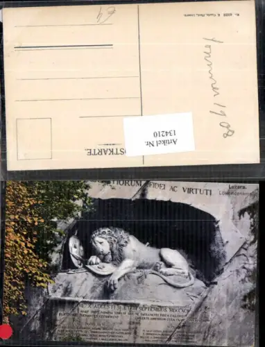 134210,Luzern Löwendenkmal
