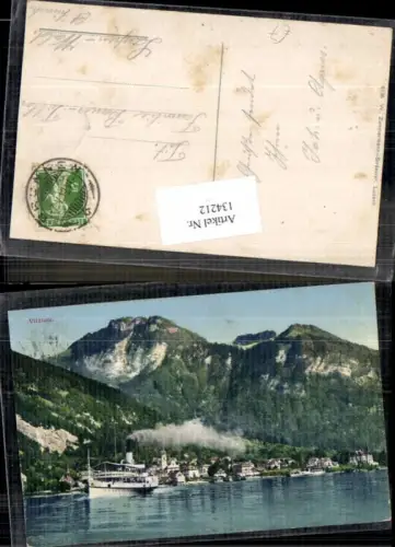 134212,Vitznau am Vierwaldstättersee Dampfer Kt Luzern