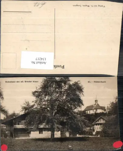 134217,Flühli Ranft Wohnhaus des. sel. Bruder Klaus Kt Luzern