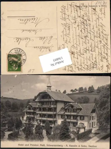 136893,Hotel Pension Matt Schwarzenberg Tolle Karte Kt Luzern