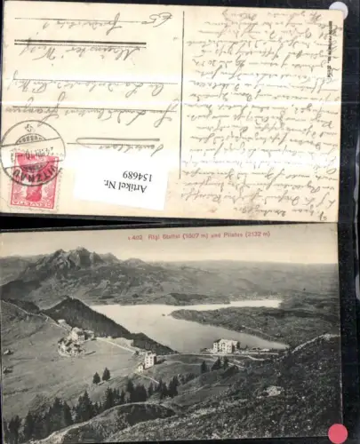 154689,Rigi Staffel und Pilatus Vierwaldstättersee Kt Luzern