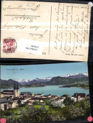154690,Luzern und die Alpen Kt Luzern
