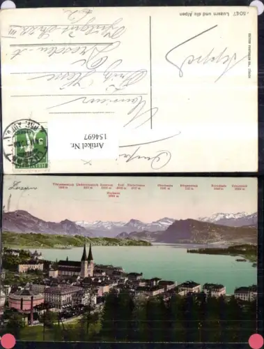 154697,Luzern Liedernenstock Tödi Bürgerstock Kt Luzern