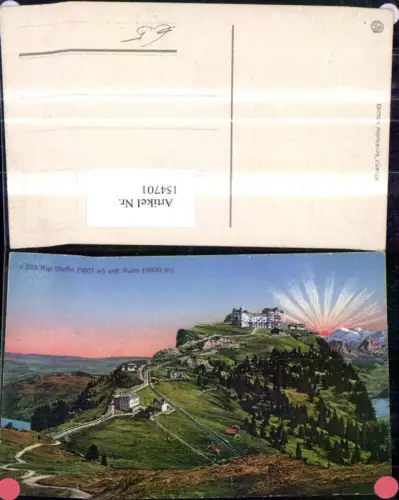 154701,Rigi Staffel u. Kulm Kt Luzern