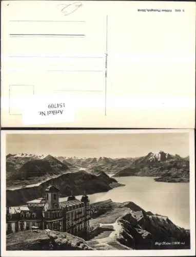 154709,Rigi Kulm Ansicht m. Hotel Kt Luzern