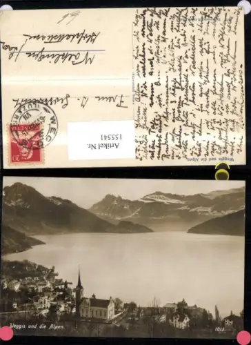 155541,Weggis u. d. Alpen Vierwaldstättersee 1925 Kt Luzern