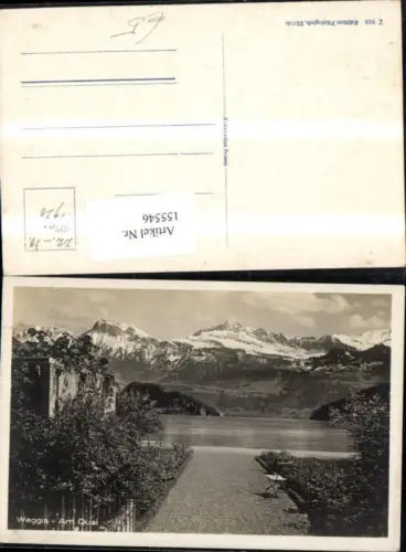 155546,Weggis Am Quai Vierwaldstättersee Kt Luzern