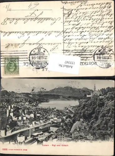 155547,Luzern Rigi u. Gütsch 1908