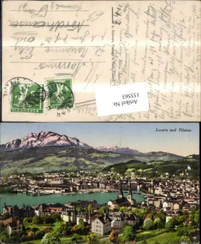 155563,Luzern u. Pilatus 1912