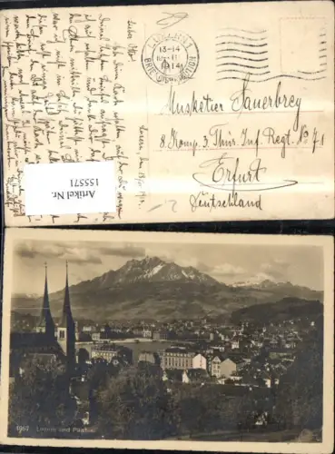155571,Luzern u. Pilatus 1914