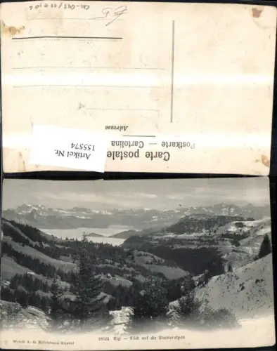 155574,Rigi Blick a. d. Glarneralpen Kt Luzern