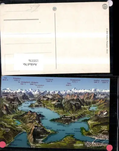 155576,Luzern Vierwaldstättersee Lagekarte