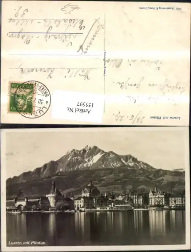 155597,Luzern u. Pilatus 1927
