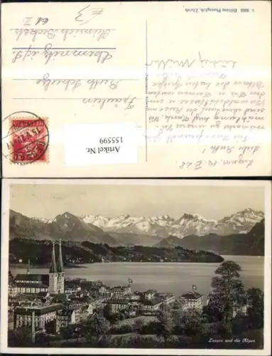 155599,Luzern u. d. Alpen 1928