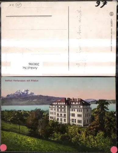 200396,Institut Hertenstein m. Pilatus Kt Luzern