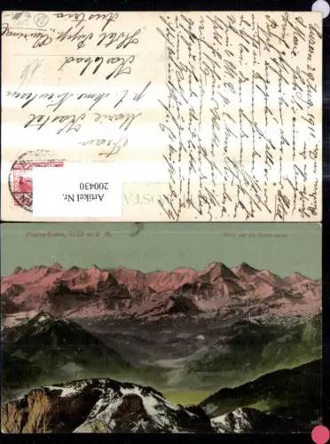 200430,Pilatus-Kulm Blick auf d. Berneralpen Partie Kt Luzern