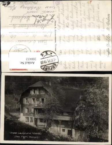 200432,Chalet Lauigrund in Vitznau Bes. Fam. Bürgin Kt Luzern