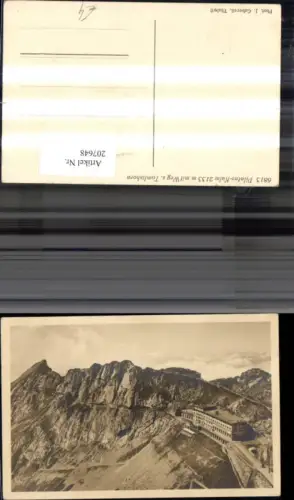 207648,Pilatus-Kulm m. Weg zum Tomlishorn Kt Luzern