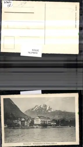 207654,Beckenried Nidwaldnerhof m. Pilatus Kt Luzern