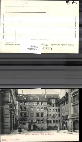 207656,Luzern Weinmarkt Hotel des Balances