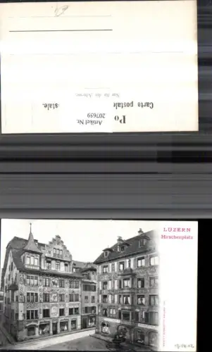 207659,Luzern Hirschenplatz Geschäfte