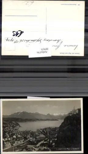 207671,Luzern Totale m. Rigi u. Gütsch