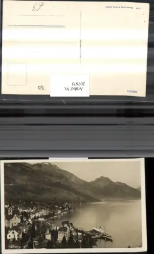 207673,Weggis Teilansicht Kt Luzern