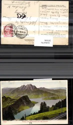 207696,Pilatus u. Bürgenstock v. Rigi gesehen Kt Luzern