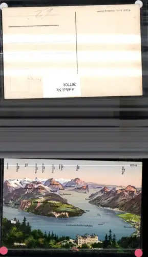 207708,Vierwaldstättersee See aus d. Vogelschau Axenstein Brunnen Sonnenberg Pilatus Kt Luzern