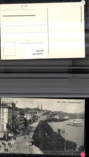 207709,Luzern Schweizerhofquai Straßenansicht