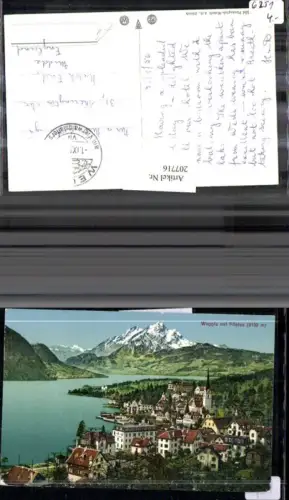 207716,Weggis Totale m. Pilatus Kt Luzern