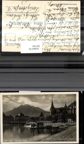 207749,Luzern Quai u. Pilatus