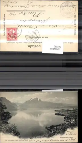 207750,Weggis Teilansicht u. Pilatus Kt Luzern