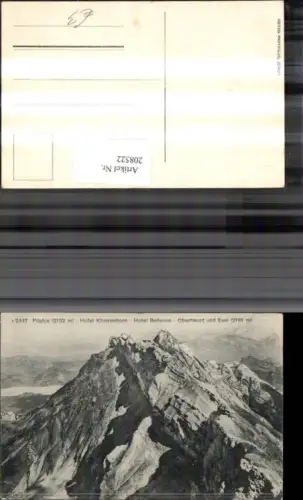 208522,Pilatus Hotel Klimsenhorn Hotel Bellevue Oberhaupt u. Esel Kt Luzern