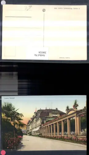 208528,Luzern Kursaal Straßenansicht pub E. Goetz 5194