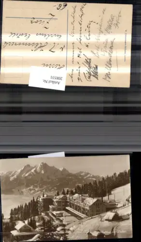 208531,Rigi-Kaltbad im Winter Kt Luzern