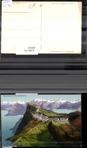 208542,Bürgenstock u. Vierwaldstättersee See pub E. Goetz 5279 Kt Luzern