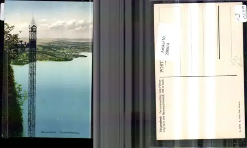 208614,Bürgenstock Personenaufzug vom Felsenweg nach d. Hammetschwand pub E. Goetz 4298 Kt Luzern