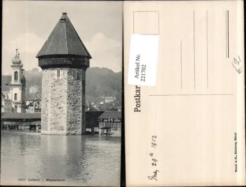 221702,Luzern Wasserturm Turm