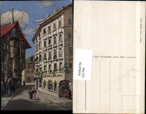 221704,Luzern Hotel Wilden Mann