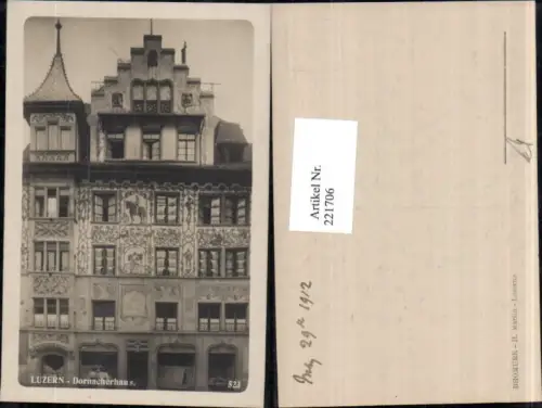 221706,Luzern Dornacherhaus Hausansicht