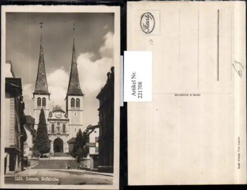 221708,Luzern Hofkirche Kirche