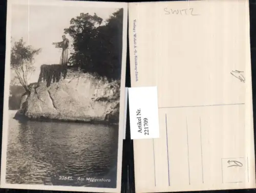 221709,Am Meggenhorn Partie Statue Kt Luzern