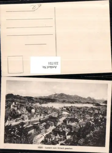 221721,Luzern Totale v. Gütsch gesehen